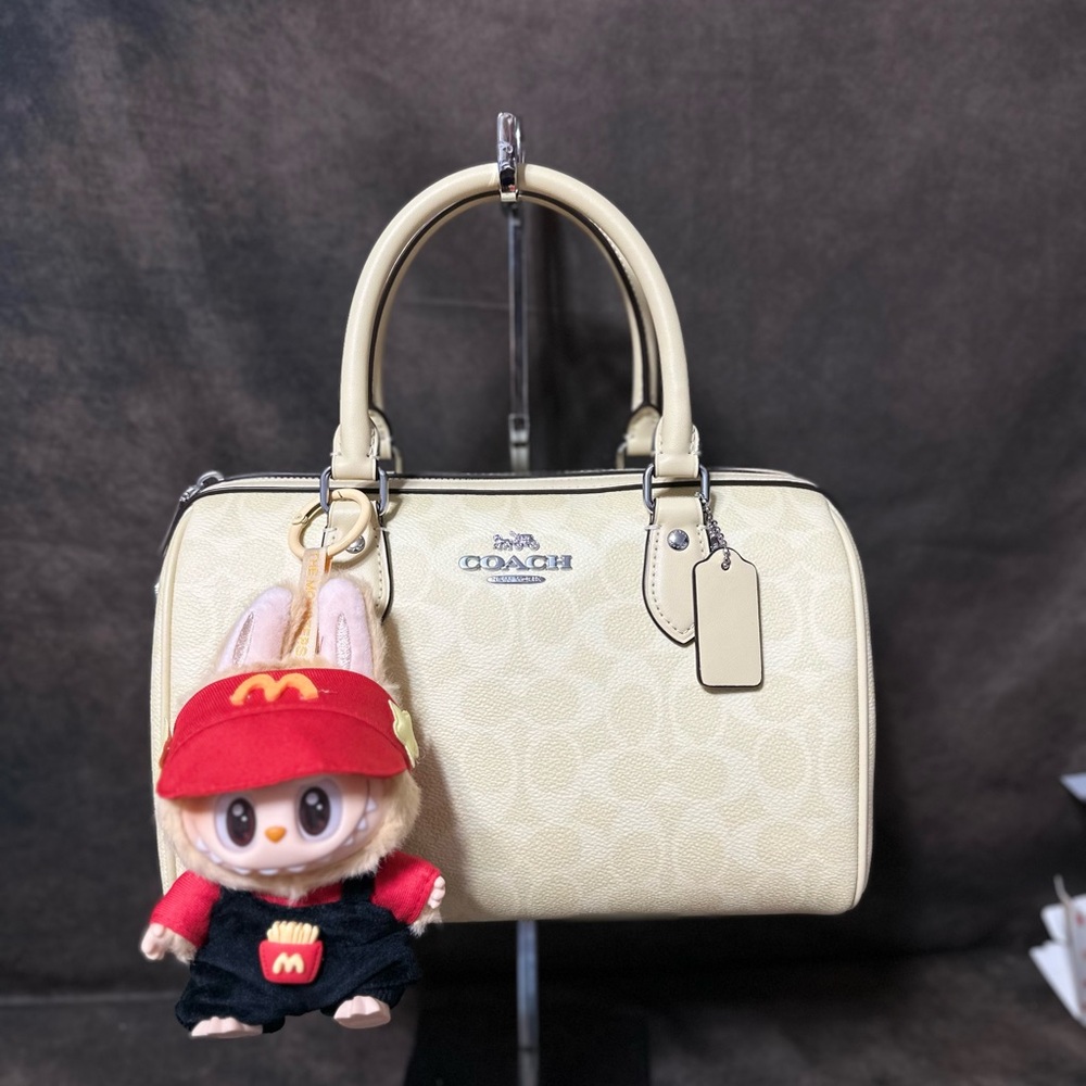 Coach Rowan Satchel Bag In Signature Canvas - Picture 2 of 10